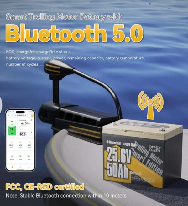 Power Queen 24V 50Ah SMART